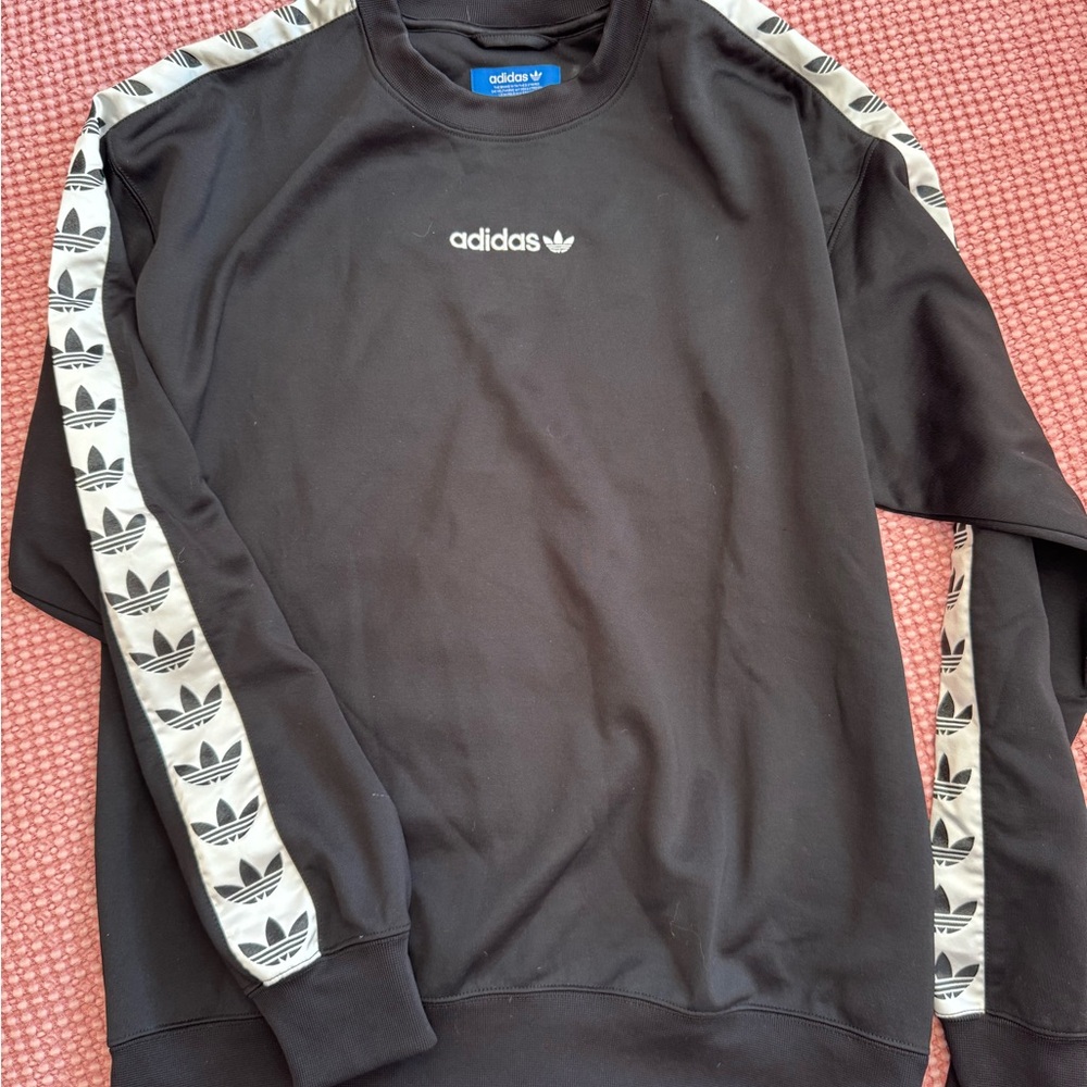 Adidas Black Crewneck Sweater